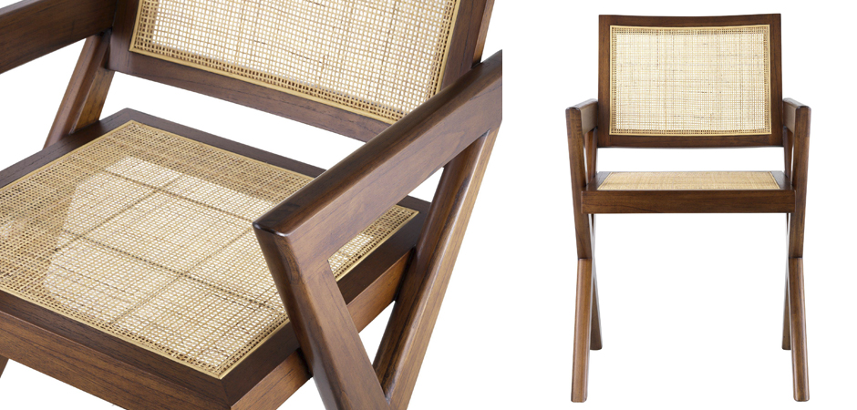 Стул Eichholtz Dining Chair Augustin brown Стул Eichholtz Dining Chair Augustin brown - Loft-Concept в Орле