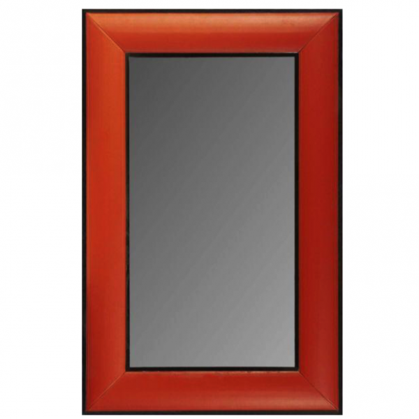Зеркало настенное Leather Lux Mirror Square Red Красный Зеркало настенное Leather Lux Mirror Square Red Красный в Орле | Loft Concept