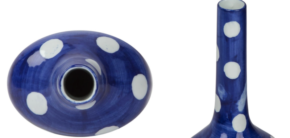 Ваза-бутылка blue & white ornament Point Bottle Ваза-бутылка blue & white ornament Point Bottle - Loft-Concept в Орле