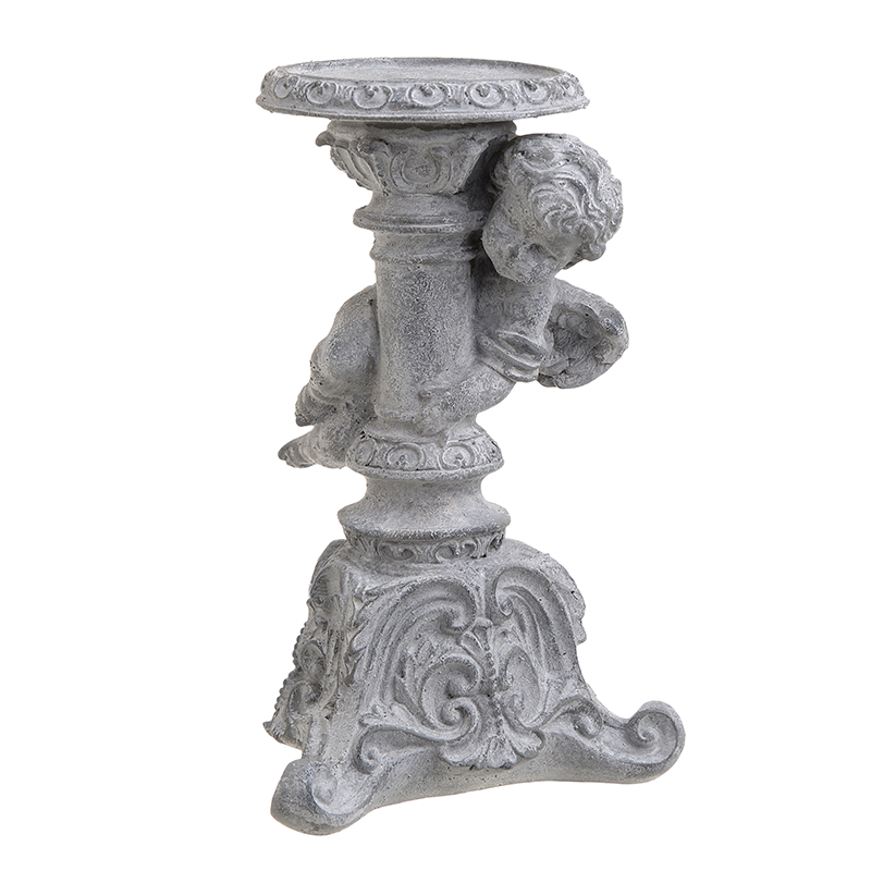 Подсвечник Angel Candlestick Серый Подсвечник Angel Candlestick Серый в Орле | Loft Concept