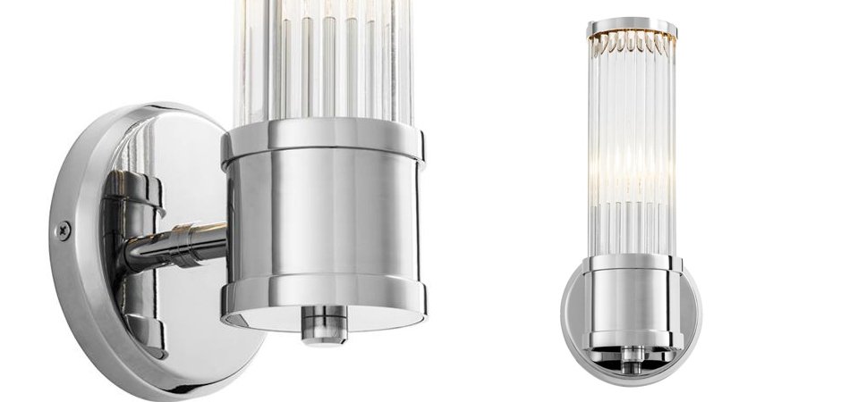 Бра Wall Lamp Claridges Single Nickel Бра Wall Lamp Claridges Single Nickel - Loft-Concept в Орле