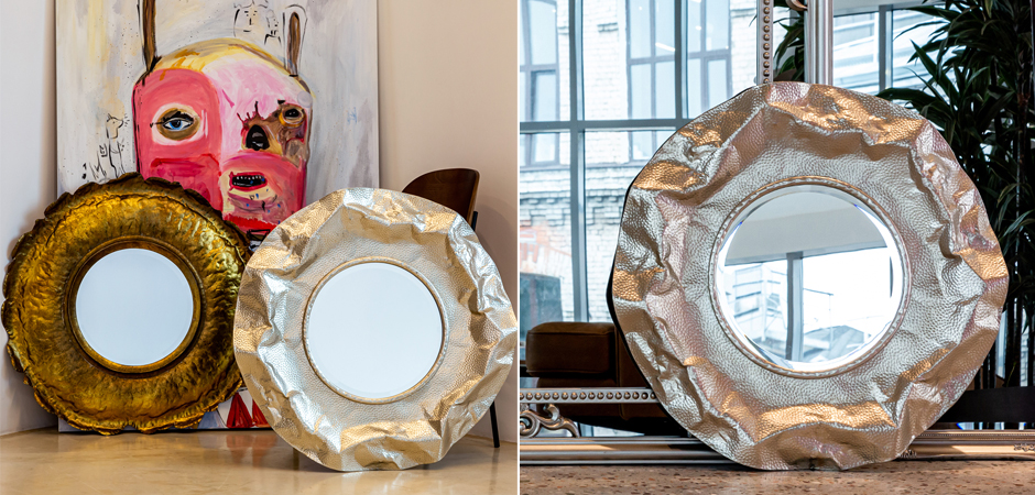 Зеркало Chlodio Silver Mirror Зеркало Chlodio Silver Mirror - Loft-Concept в Орле