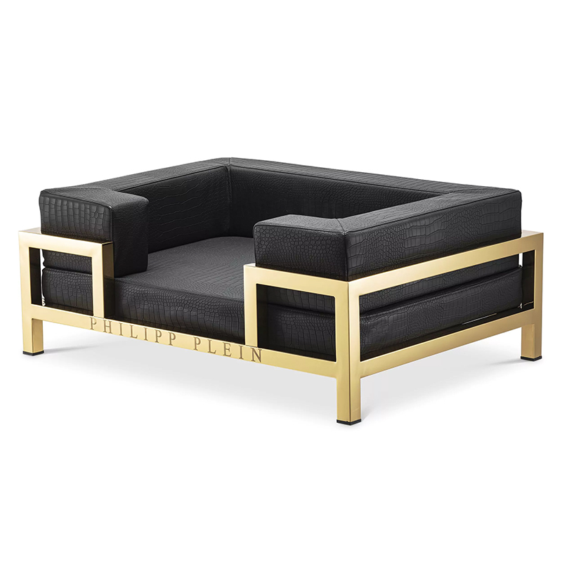 Лежанка для домашних животных Dogbed High Conic Limited L Gold Черный Золотой Лежанка для домашних животных Dogbed High Conic Limited L Gold Черный Золотой в Орле | Loft Concept
