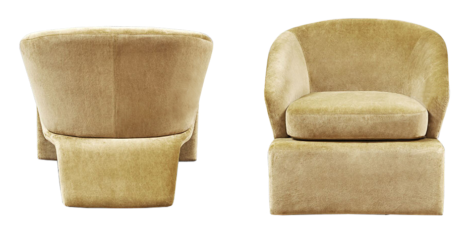 Кресло и пуф Connor Armchair - фото №1