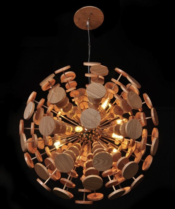 Люстра Wooden Glowworm Sphere  в Орле | Loft Concept 