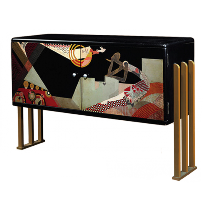 "Шкафчик для радиоприемника" Jean Dunand Radio Cabinet  в Орле | Loft Concept 