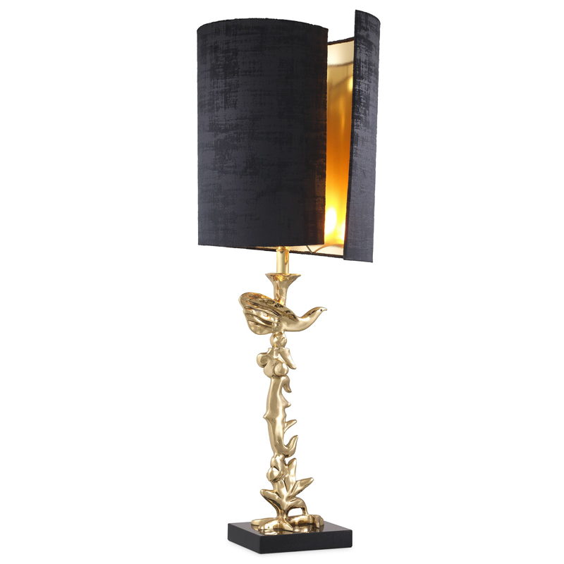 Настольная лампа Eichholtz Table Lamp Aras Латунь Черный Настольная лампа Eichholtz Table Lamp Aras Латунь Черный в Орле | Loft Concept