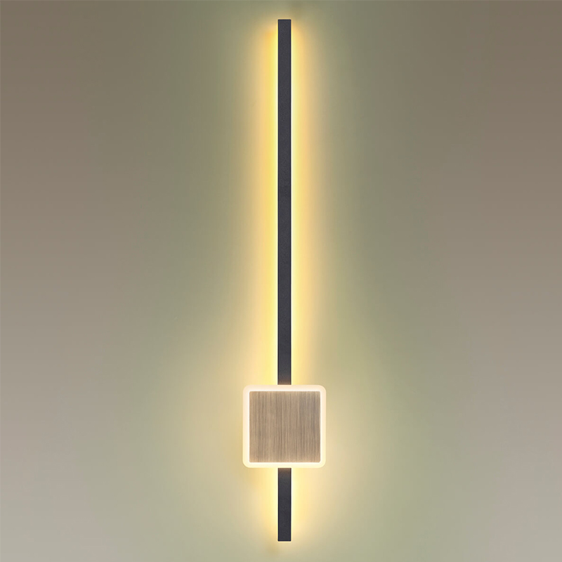 Бра Barrette Square Sconce 70 Черный Античная Бронза Бра Barrette Square Sconce 70 Черный Античная Бронза в Орле | Loft Concept