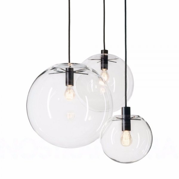 Подвесной светильник Selene Glass Ball Ceiling Lights Прозрачный Подвесной светильник Selene Glass Ball Ceiling Lights Прозрачный в Орле | Loft Concept
