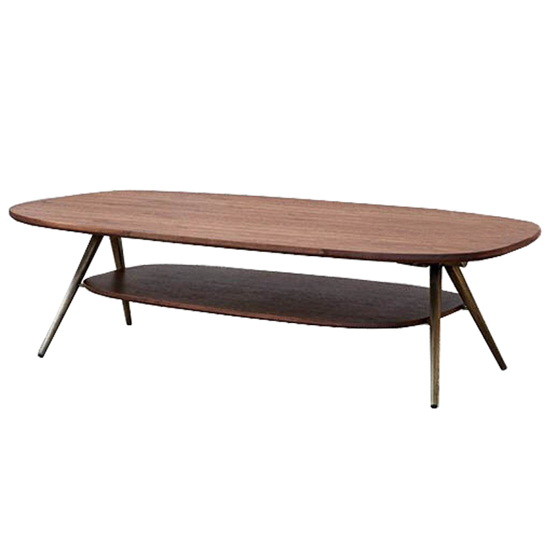 Кофейный стол Killigrew Coffee Table Орех Золотой Кофейный стол Killigrew Coffee Table Орех Золотой в Орле | Loft Concept
