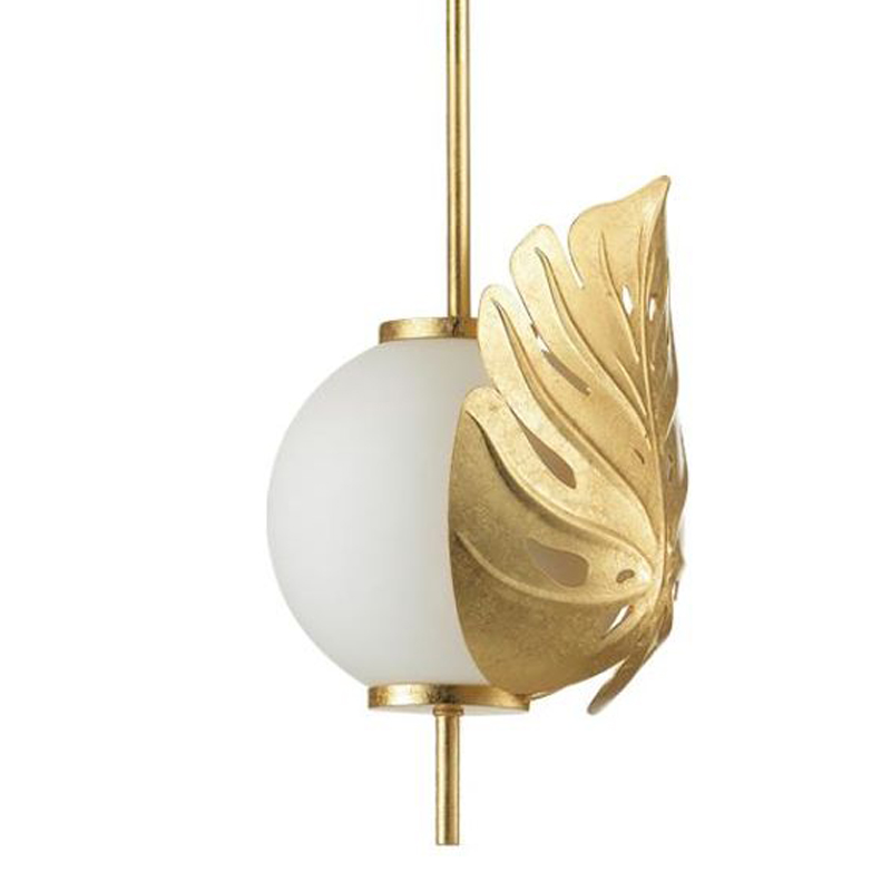 Подвесной светильник Gold Monstera Leaf Золотой Подвесной светильник Gold Monstera Leaf Золотой в Орле | Loft Concept