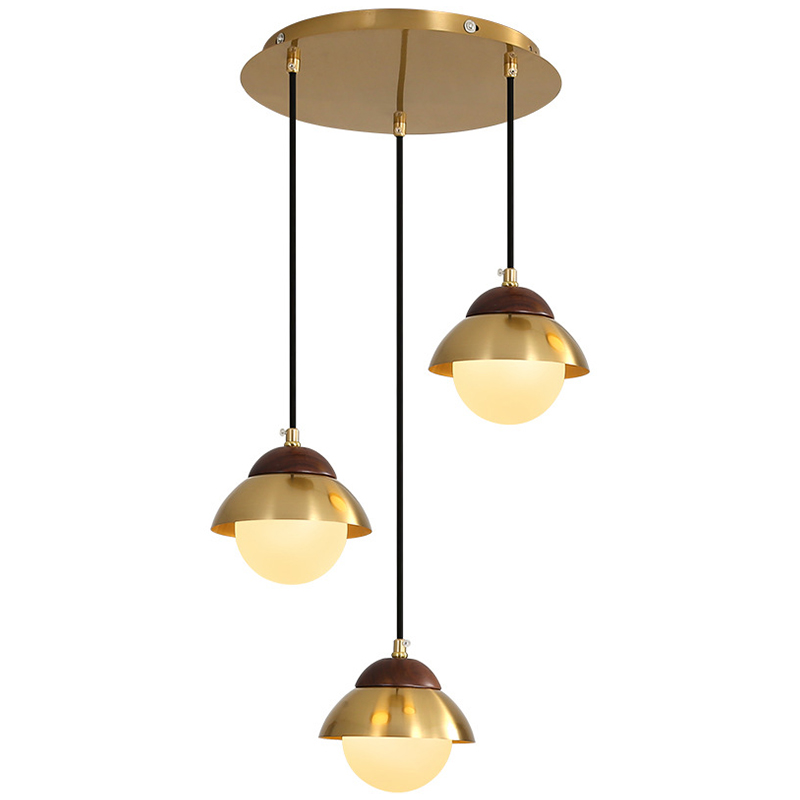 Люстра Roch Wooden Eco Light Chandelier Латунь Коричневый Белый Люстра Roch Wooden Eco Light Chandelier Латунь Коричневый Белый в Орле | Loft Concept