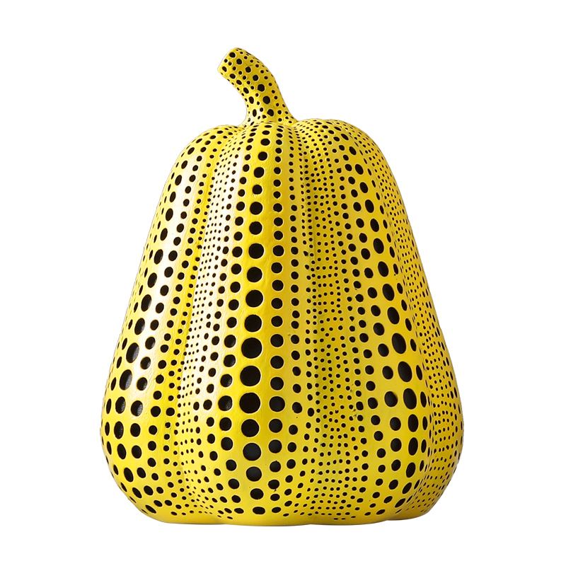 Статуэтка тыквы Kusama Yayoi I Желтый Черный Статуэтка тыквы Kusama Yayoi I Желтый Черный в Орле | Loft Concept