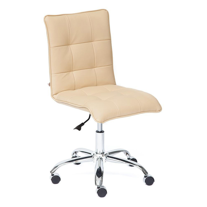 Кресло Deborah eco-leather beige Бежевый Хром Кресло Deborah eco-leather beige Бежевый Хром в Орле | Loft Concept