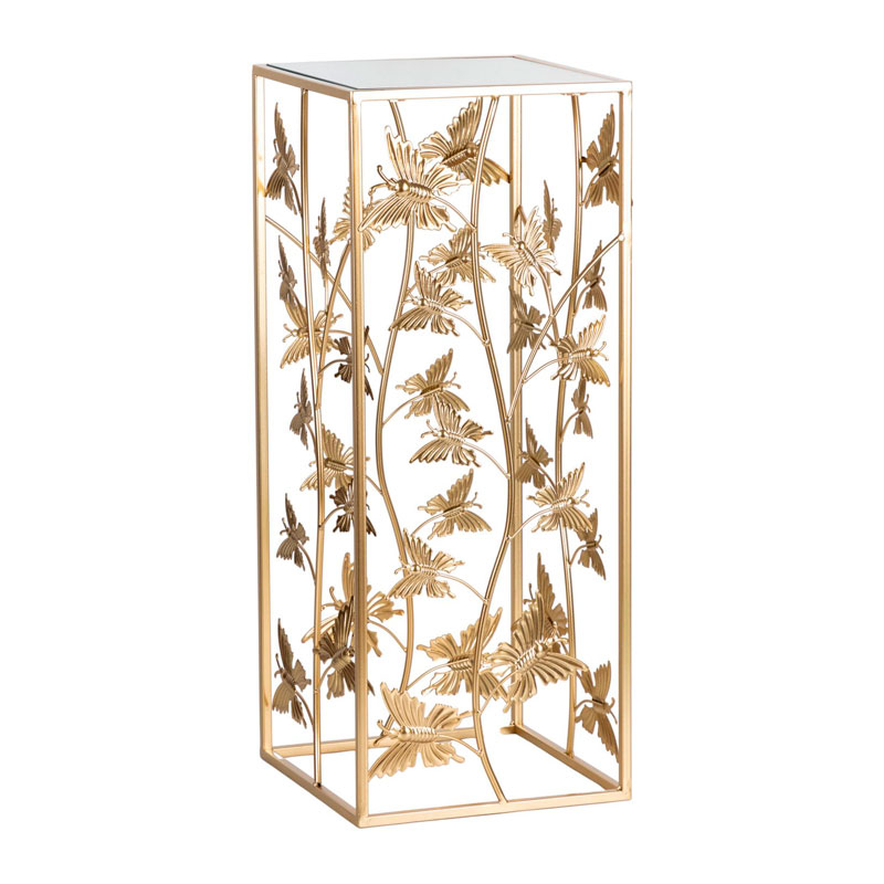Столик на металлическом основании Golden Butterflies Золотой Столик на металлическом основании Golden Butterflies Золотой в Орле | Loft Concept