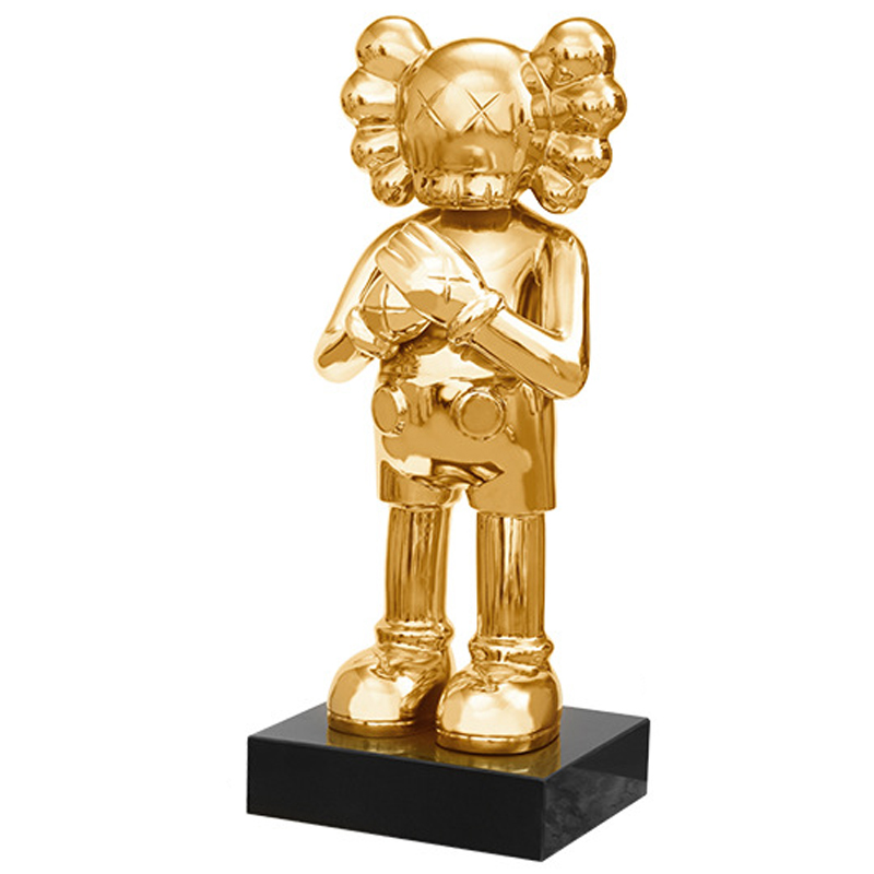 Статуэтка KAWS Gold on stand Золотой Статуэтка KAWS Gold on stand Золотой в Орле | Loft Concept