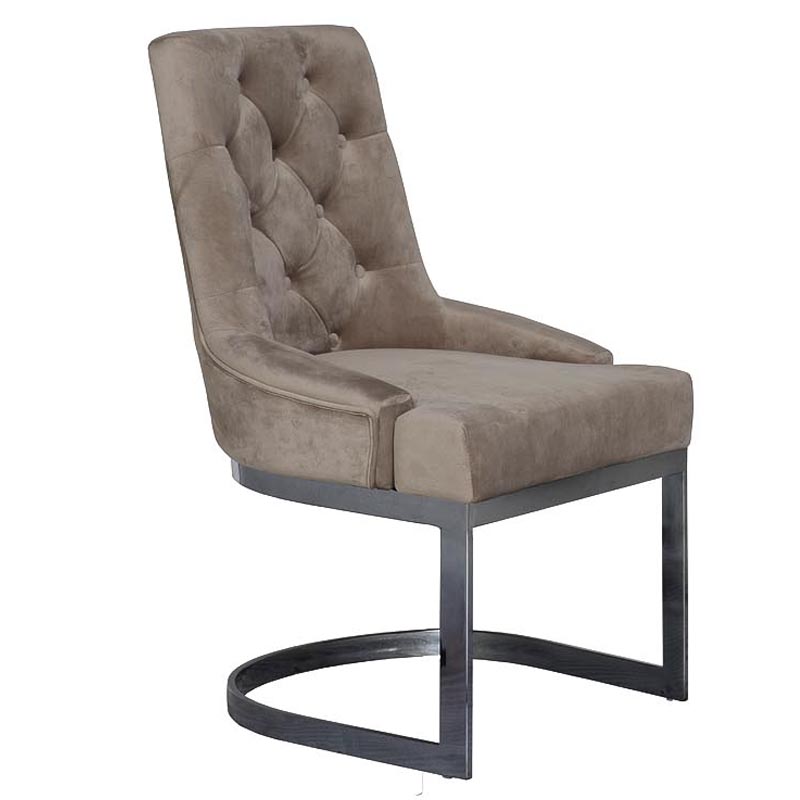 Стул Famos Chair gray Бежево-серый Графит Стул Famos Chair gray Бежево-серый Графит в Орле | Loft Concept