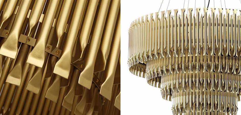 Люстра MATHENY CHANDELIER 5 SUSPENSION by DELIGHTFULL Gold Люстра MATHENY CHANDELIER 5 SUSPENSION by DELIGHTFULL Gold - Loft-Concept в Орле