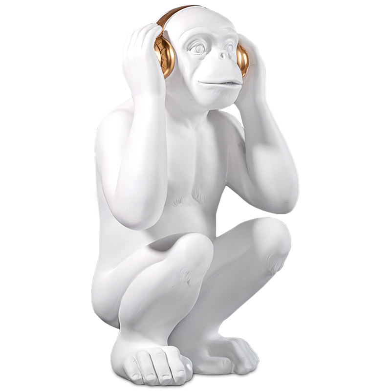 Статуэтка White Monkey Белый Статуэтка White Monkey Белый в Орле | Loft Concept