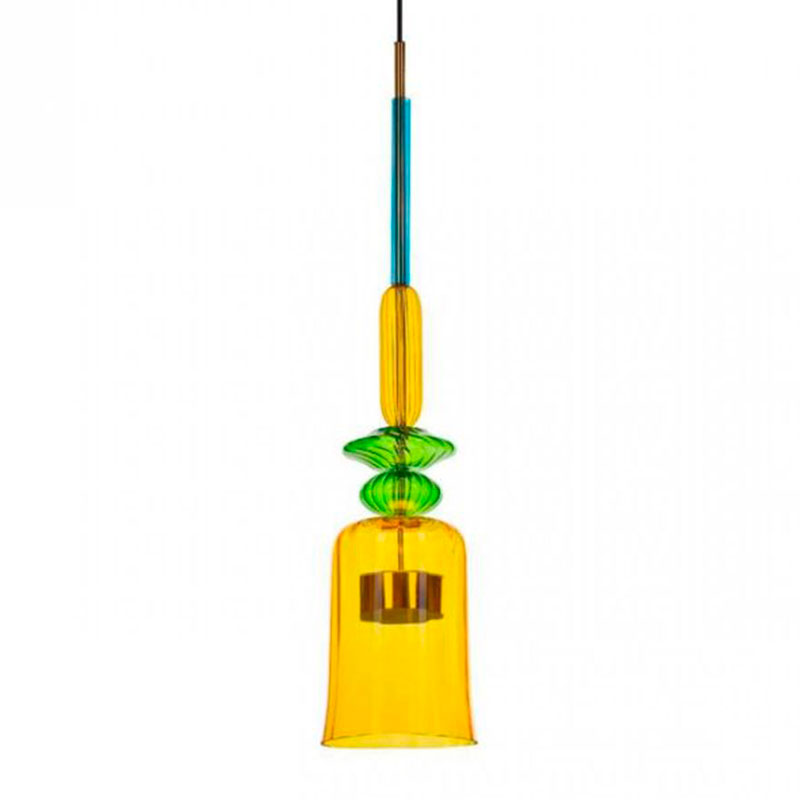 Светильник Flauti Yellow Green D16 см Голубой Зеленый Желтый Светильник Flauti Yellow Green D16 см Голубой Зеленый Желтый в Орле | Loft Concept