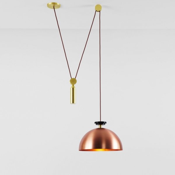 Подвесной светильник Shape up Pendant Hemisphere Copper Латунь Медь Подвесной светильник Shape up Pendant Hemisphere Copper Латунь Медь в Орле | Loft Concept