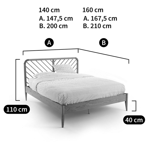 Кровать из массива дуба Reyer Oak Bed Кровать из массива дуба Reyer Oak Bed в Орле
