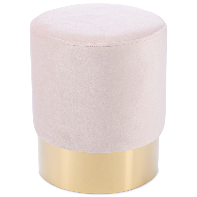 Пуф Una Puff light pink Розовый пастельный Золотой Пуф Una Puff light pink Розовый пастельный Золотой в Орле | Loft Concept