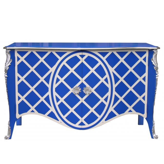 Комод L.XV DRESSER Blue Серебряный Синий Комод L.XV DRESSER Blue Серебряный Синий в Орле | Loft Concept