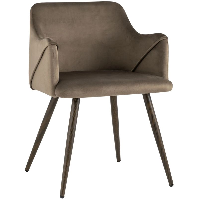 Стул Monarch Chair Коричневый Велюр Коричневый Стул Monarch Chair Коричневый Велюр Коричневый в Орле | Loft Concept