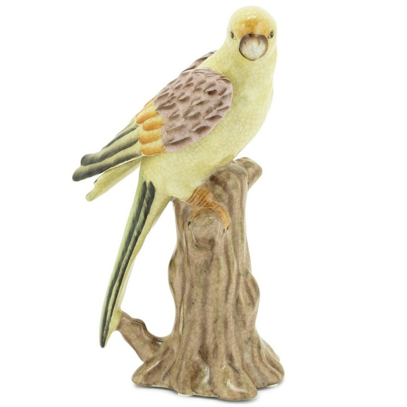 Статуэтка Parrot With Trunk Left Мульти Желтый Коричневый Статуэтка Parrot With Trunk Left Мульти Желтый Коричневый в Орле | Loft Concept