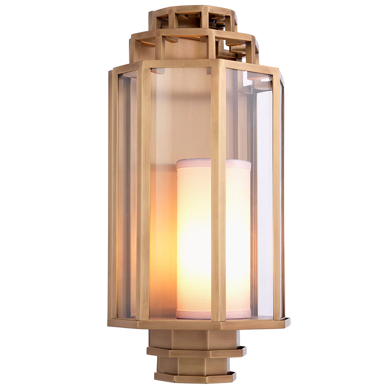 Бра Wall Lamp Monticello Brass Белый Латунь Прозрачное Стекло Бра Wall Lamp Monticello Brass Белый Латунь Прозрачное Стекло в Орле | Loft Concept