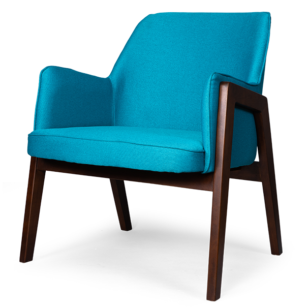 Кресло Gregory light blue Голубой Коричневый Кресло Gregory light blue Голубой Коричневый в Орле | Loft Concept