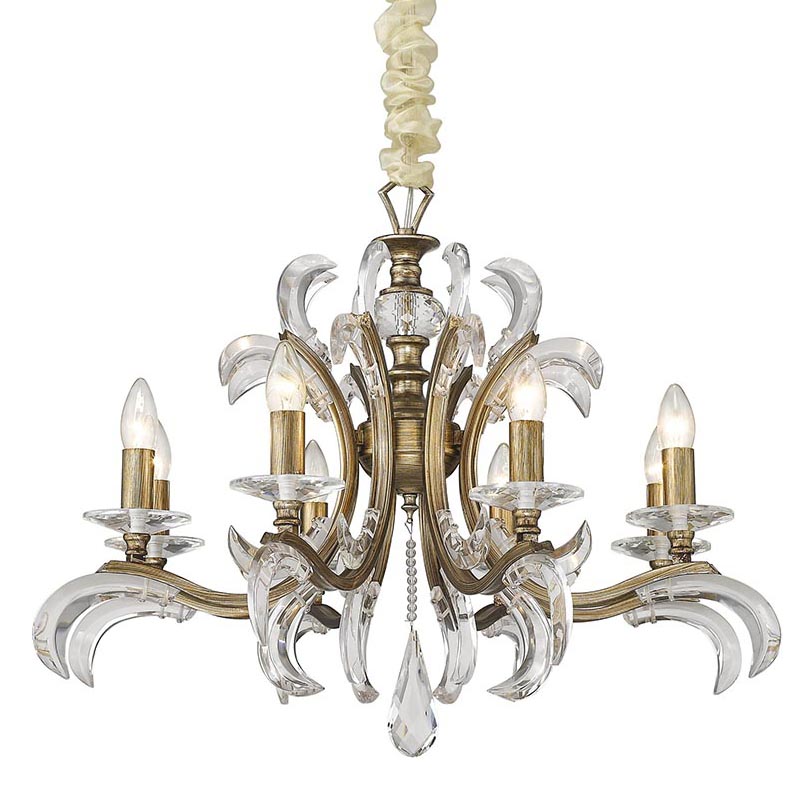Люстра Blenden Chandelier 80 Серебряный Люстра Blenden Chandelier 80 Серебряный в Орле | Loft Concept