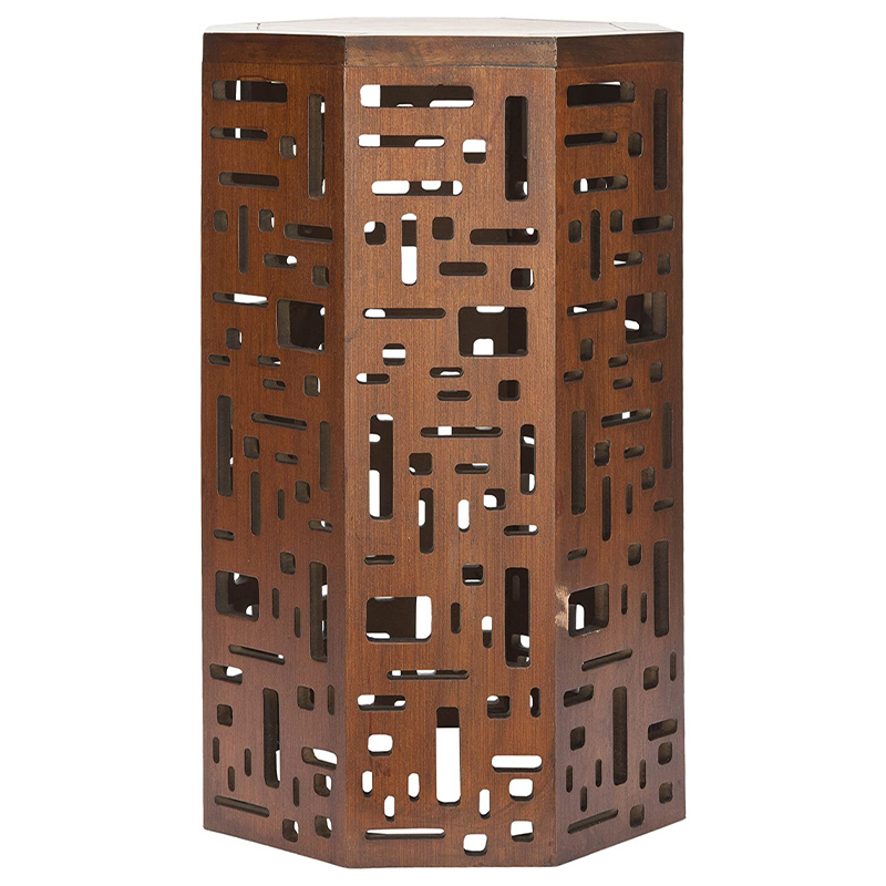 Приставной стол Theon Side Table Brown Коричневый в Орле | Loft Concept 