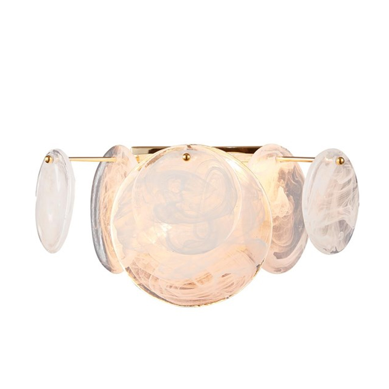 Бра Plates Gold с Матовым Стеклом Золотой Бра Plates Gold с Матовым Стеклом Золотой в Орле | Loft Concept