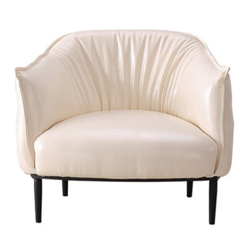 Кресло Sofa White Leather Белый в Орле | Loft Concept 