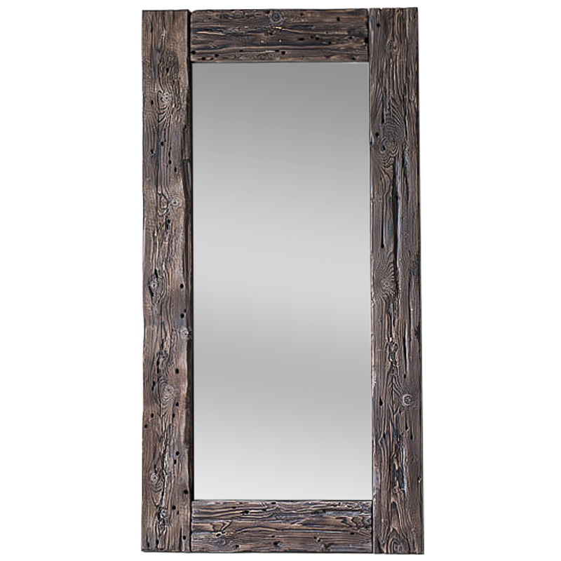 Зеркало Aged Wood Mirror Коричневый винтаж Зеркало Aged Wood Mirror Коричневый винтаж в Орле | Loft Concept