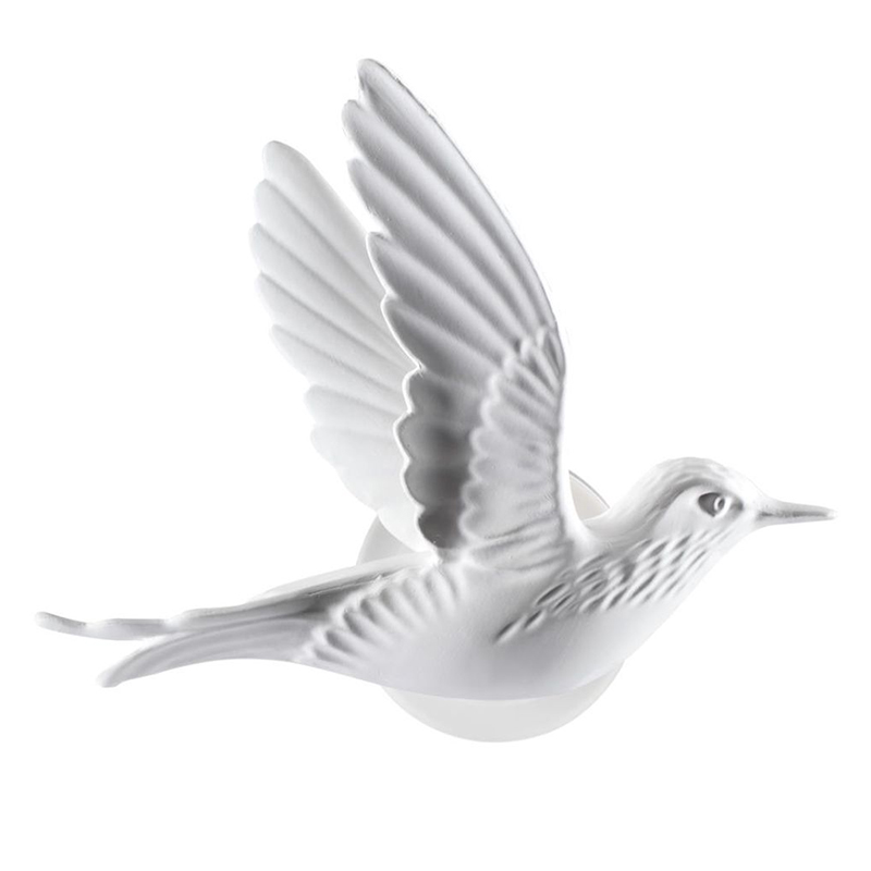 Бра White Bird Wall Lamp Белый Бра White Bird Wall Lamp Белый в Орле | Loft Concept