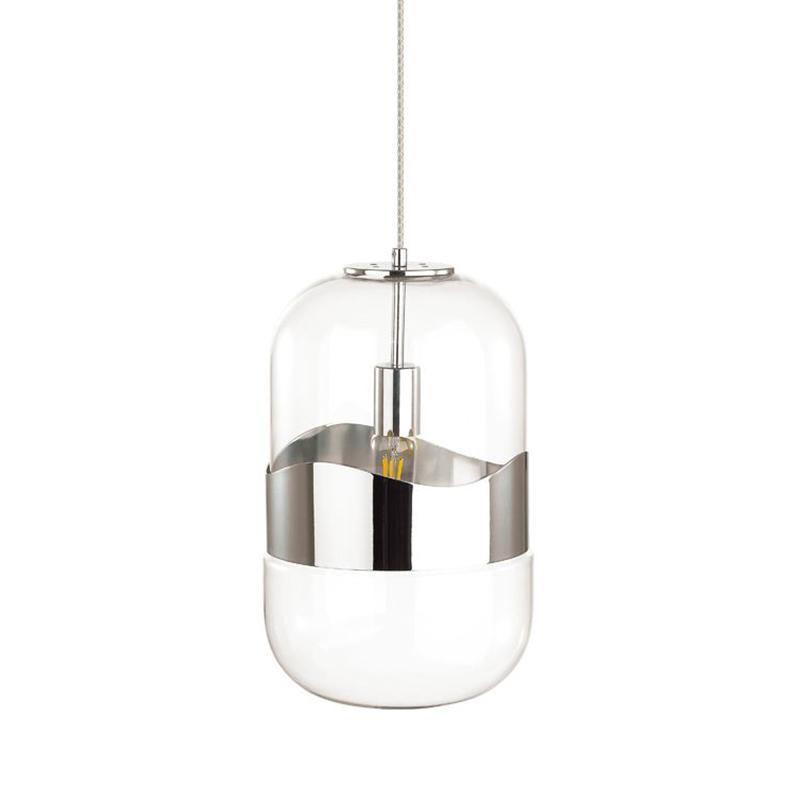 Подвесной светильник Igon Chrome Hanging Lamp Прозрачный Хром Подвесной светильник Igon Chrome Hanging Lamp Прозрачный Хром в Орле | Loft Concept
