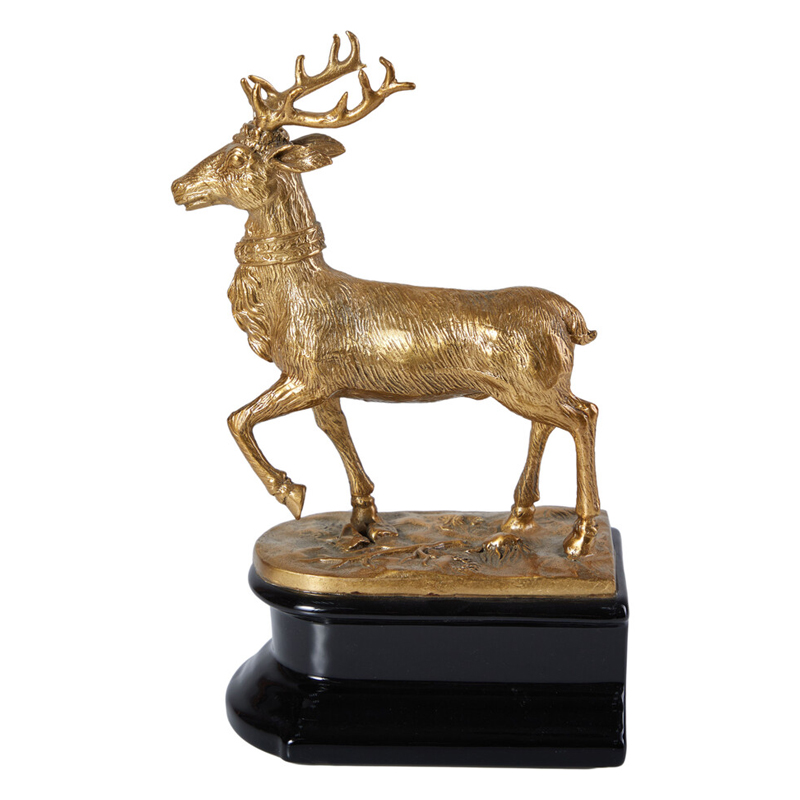 Держатель для книг в виде оленя из фарфора и бронзы Eden Garden porcelain and bronze Черный Бронза Держатель для книг в виде оленя из фарфора и бронзы Eden Garden porcelain and bronze Черный Бронза в Орле | Loft Concept