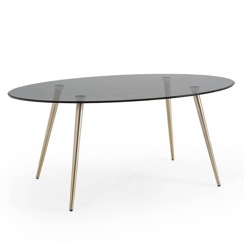 Обеденный стол Torborg Dinner Table Матовый Шампань в Орле | Loft Concept 