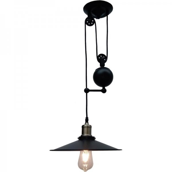 Подвесной светильник Loft Cone Pendant Equilibrium Черный Подвесной светильник Loft Cone Pendant Equilibrium Черный в Орле | Loft Concept
