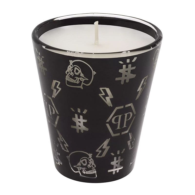 Свеча Philipp Plein Candle Monogram S Черный Белый Свеча Philipp Plein Candle Monogram S Черный Белый в Орле | Loft Concept