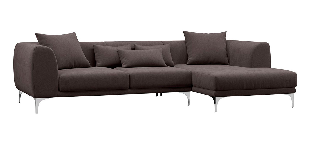 Диван коричневый угловой Брайан Brian Collection - фото