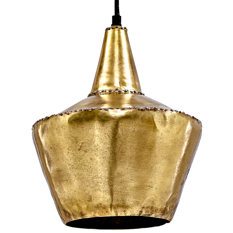 Подвесной светильник Rough Gold Pendant Винтажное глянцевое золото с состаренным эффектом Подвесной светильник Rough Gold Pendant Винтажное глянцевое золото с состаренным эффектом в Орле | Loft Concept