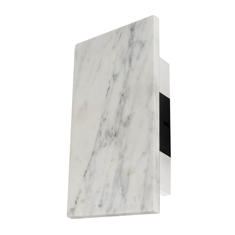 Бра Jordy Marble Slab Wall Lamp Черный Светло-серый Бра Jordy Marble Slab Wall Lamp Черный Светло-серый в Орле | Loft Concept