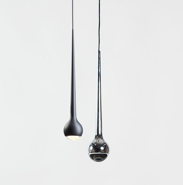 Подвесной светильник Falling Up Pendant Light Черный Хром Подвесной светильник Falling Up Pendant Light Черный Хром в Орле | Loft Concept