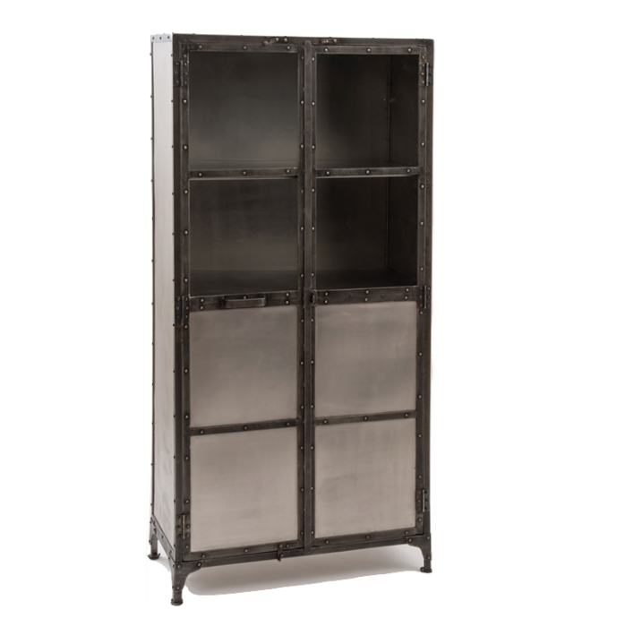 Буфет Industrial Steampunk Nickel Cabinet Буфет Industrial Steampunk Nickel Cabinet в Орле | Loft Concept