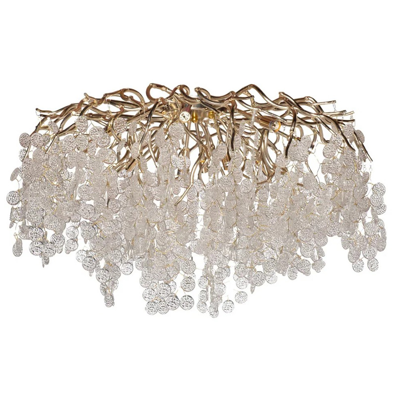 Потолочная люстра FAIRYTREE Champagne Chandelier 80 Золотой Шампань Потолочная люстра FAIRYTREE Champagne Chandelier 80 Золотой Шампань в Орле | Loft Concept