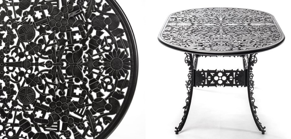 Обеденный стол Industry Collection ALUMINIUM OVAL TABLE – BLACK Обеденный стол Industry Collection ALUMINIUM OVAL TABLE – BLACK - Loft-Concept в Орле